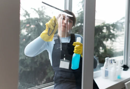 Nettoyage de vitres intérieures et extérieures à Doulcon